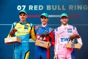 Podium: Race winner Thomas Preining, KuS Team Bernhard, second place Luca Stolz, Mercedes-AMG Team HRT, third place Maro Engel, Mercedes-AMG Team GruppeM Racing