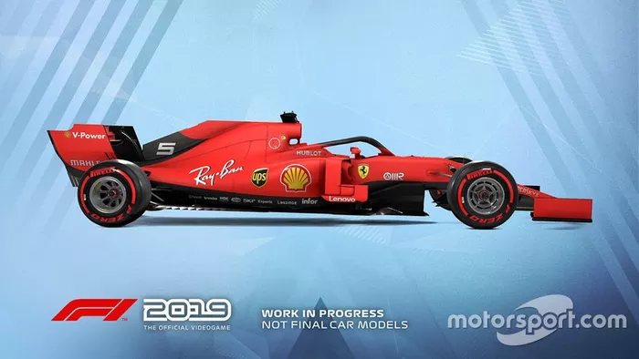 F1 2019 Ferrari livery