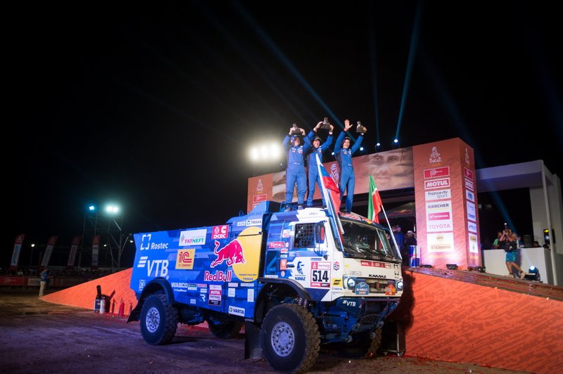 2. #514 Team Kamaz Master: Дмитро Сотніков, Ілнур Мустафін, Дмитро Нікітін