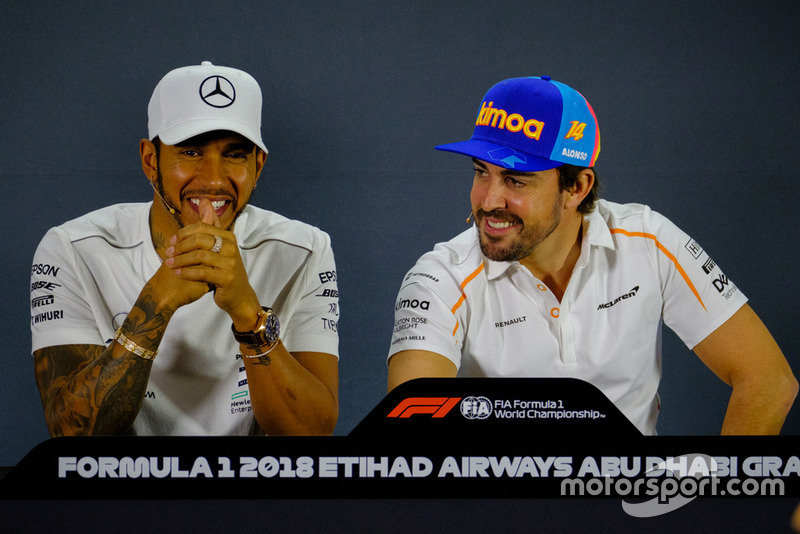 Lewis Hamilton, Mercedes AMG F1, Fernando Alonso, McLaren Renault