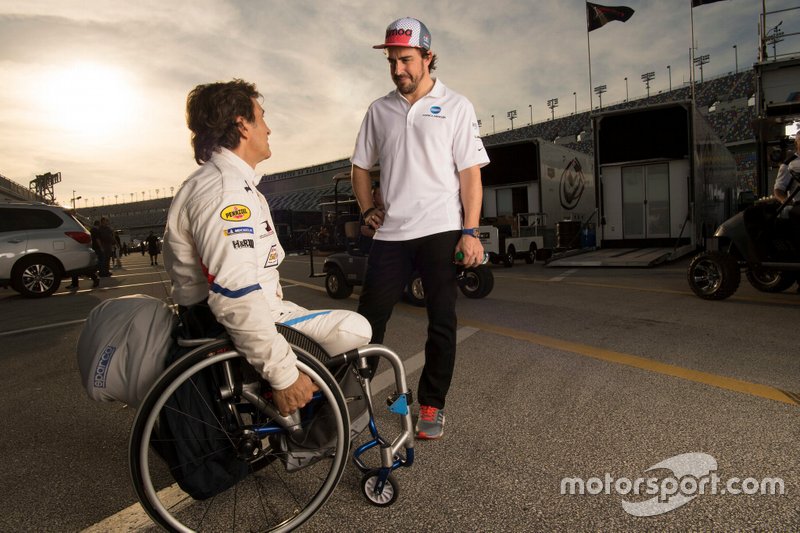 Alex Zanardi, BMW Team RLL, Fernando Alonso, Wayne Taylor Racing