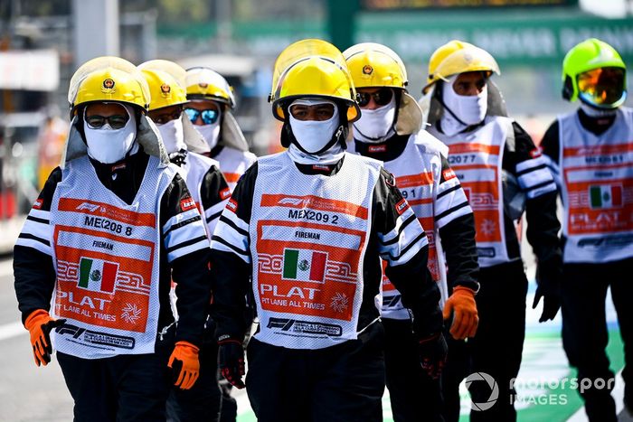 Los jefes de bomberos