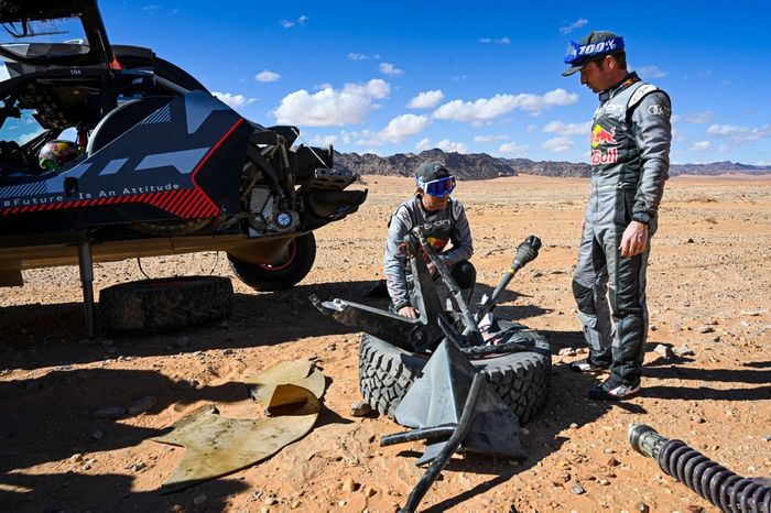 #200 Team Audi Sport: Stéphane Peterhansel y Edouard Boulanger tras su avería