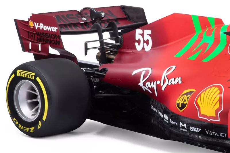 Detalle del Ferrari SF21