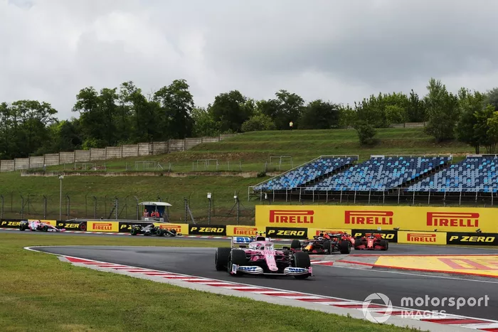 Lance Stroll, Racing Point RP20, Max Verstappen, Red Bull Racing RB16, Sebastian Vettel, Ferrari SF1000, Charles Leclerc, Ferrari SF1000