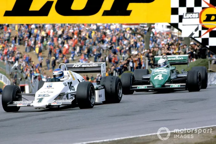 Keke Rosberg, Williams FW08C Ford, Danny Sullivan, Tyrrell 011 Ford
