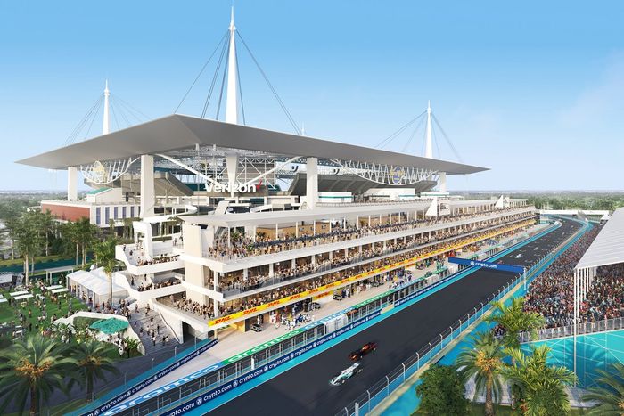 Miami GP new Paddock Club rendering