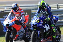 Andrea Dovizioso, Ducati Team, Valentino Rossi, Yamaha Factory Racing