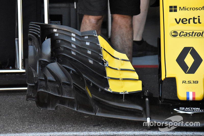 Новое переднее антикрыло Renault Sport F1 Team RS18