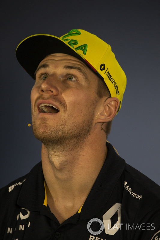 Nico Hulkenberg, Renault Sport F1 Team, en rueda de prensa