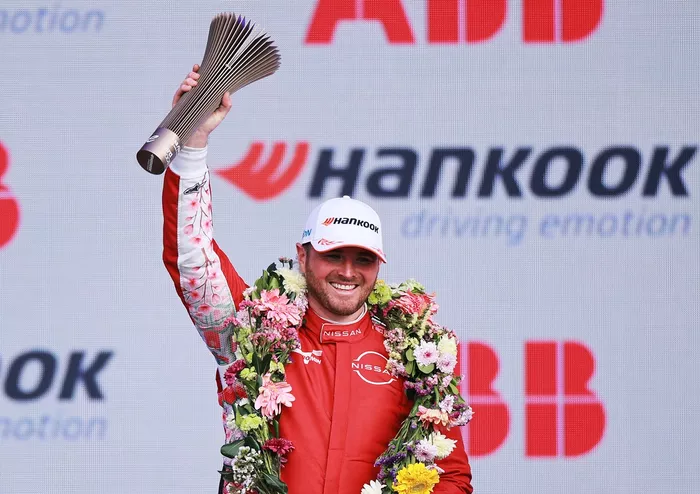 Third placed Oliver Rowland, Nissan Formula E Team 