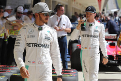 Pole per Lewis Hamilton, Mercedes AMG F1, 2° Nico Rosberg, Mercedes AMG F1