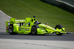 Brad Keselowski Equipo Penske, maneja IndyCar de Simon Pagenaud