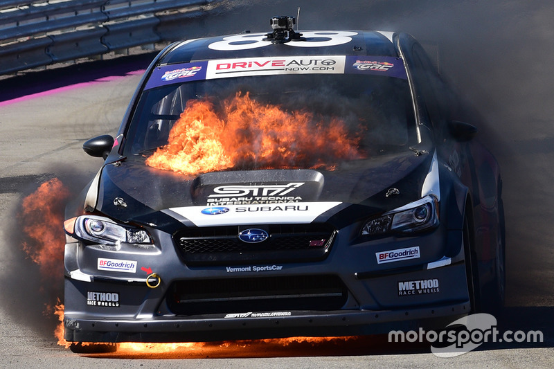 Toshihiro Arai, Subaru on fire