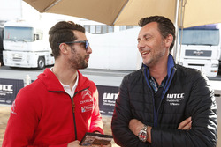 José María López, Citroën World Touring Car Team and François Ribeiro, Eurosport Motorsport Directo