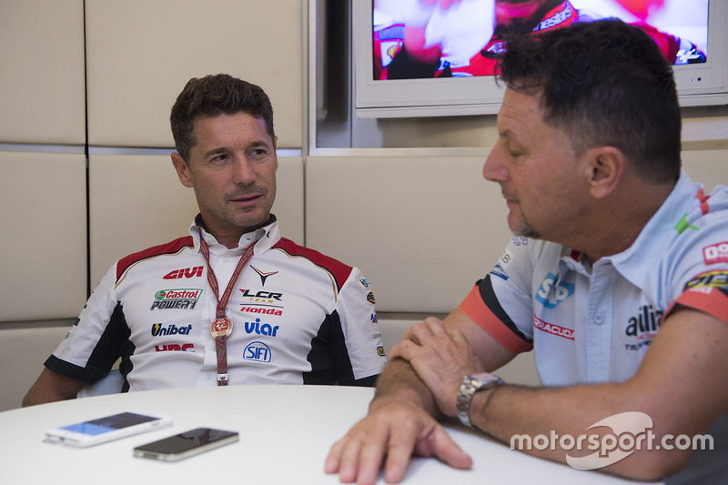 Lucio Cecchinello e Fausto Gresini