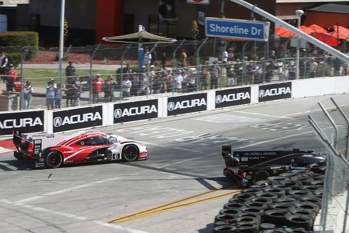 #6: Porsche Penske Motorsports, Porsche 963, GTP: Mathieu Jaminet, Nick Tandy, #10: Konica Minolta Acura ARX-06, Acura ARX-06, GTP: Ricky Taylor, Filipe Albuquerque 