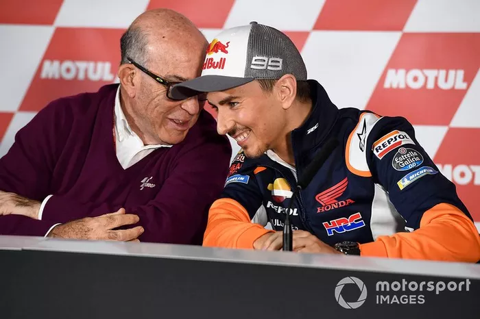 Carmelo Ezpeleta, Dorna Sports CEO'su, Jorge Lorenzo, Repsol Honda Team emeklilik açıklaması