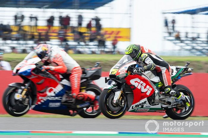Cal Crutchlow, Team LCR Honda, Jack Miller, Pramac practica una arrancada
