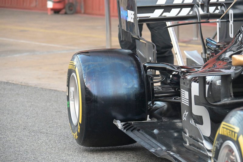 Haas F1 Team VF-19 detail