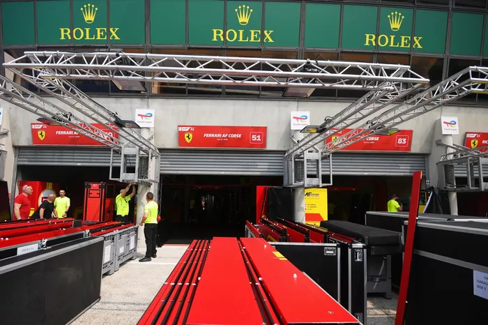 Ferrari AF Corse garages