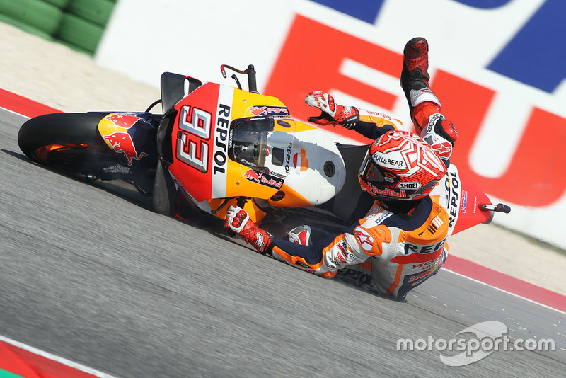 Marc Marquez, Repsol Honda Team crash