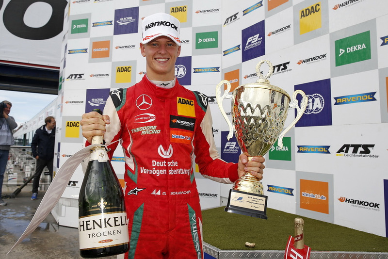 Podium: Mick Schumacher, PREMA Theodore Racing Dallara F317 - Mercedes-Benz