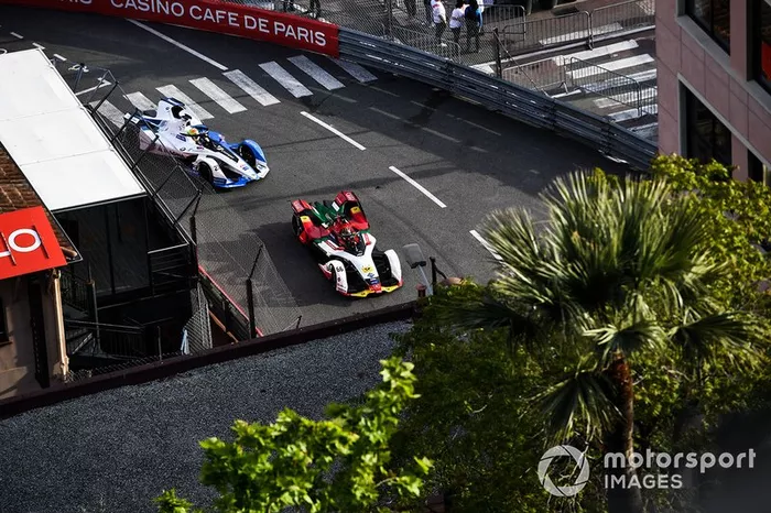 Daniel Abt, Audi Sport ABT Schaeffler, Audi e-tron FE05 Alexander Sims, BMW I Andretti Motorsports, BMW iFE.18 