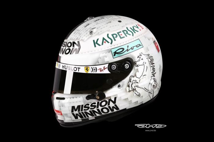 casco de Sebastian Vettel 