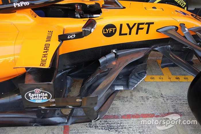 Detalle técnico de McLaren