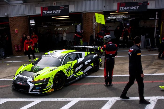 #46 Team WRT Audi R8 LMS evo II: Valentino Rossi, Frédéric Vervisch