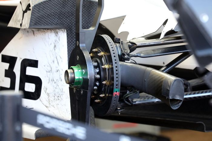 Detalle del Porsche 99X Electric de Andre Lotterer