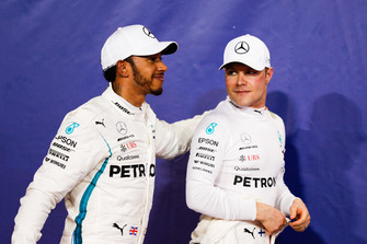 Lewis Hamilton, Mercedes AMG F1 en Valtteri Bottas, Mercedes AMG F1