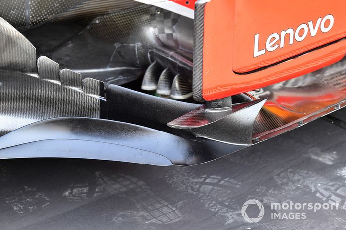 Ferrari SF71H bargeboard detalle