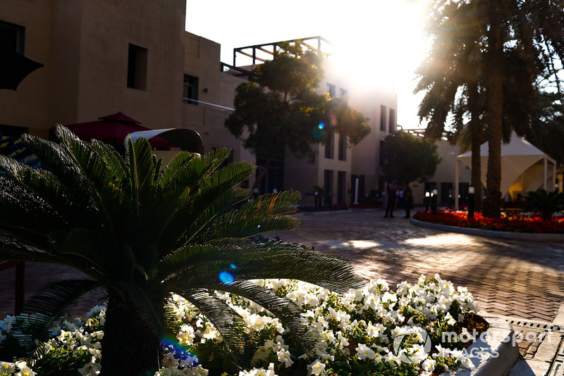 Le paddock d'Abu Dhabi