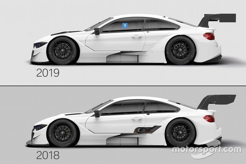 Порівняння BMW M4 сезонів DTM 2018/2019