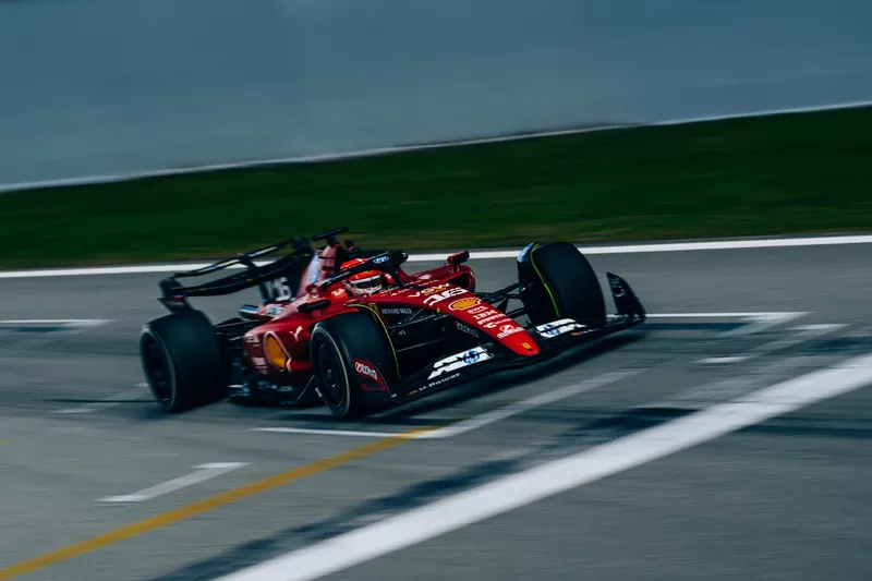 Charles Leclerc, Ferrari Test Barcelona