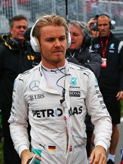 Nico Rosberg, Mercedes AMG F1 en la parrilla