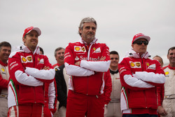 Себастьян Феттель, Ferrari та Мауріціо Аррівабене, Ferrari та Кімі Райкконен, Ferrari
