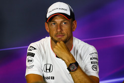 Дженсон Баттон, McLaren на прес-конференції
