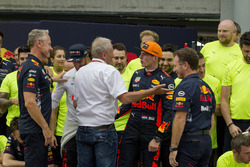 Yarış galibi Max Verstappen, Red Bull Racing, Christian Horner, Red Bull Racing Takım Patronu, Dr. H