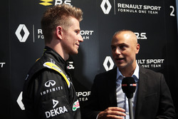 Nico Hulkenberg, Renault Sport F1 Team met de media
