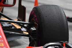 Ferrari SF71H front Pirelli tyre
