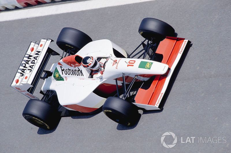 美しきF1マシン：「速いが脆い……鈴木亜久里、予選トップ10常連に