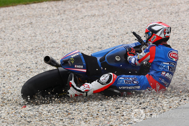 Mattia Pasini, Italtrans Racing Team crash