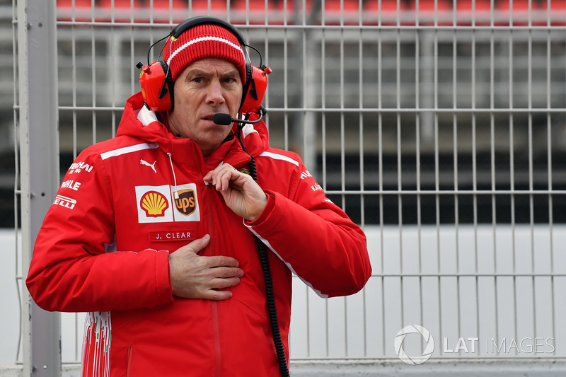 Jock Clear, Ferrari Şef Mühendisi
