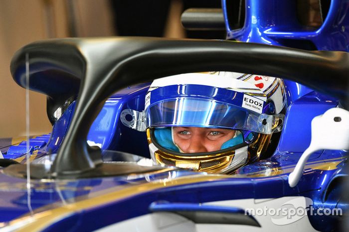 Marcus Ericsson, Sauber C36 con el halo