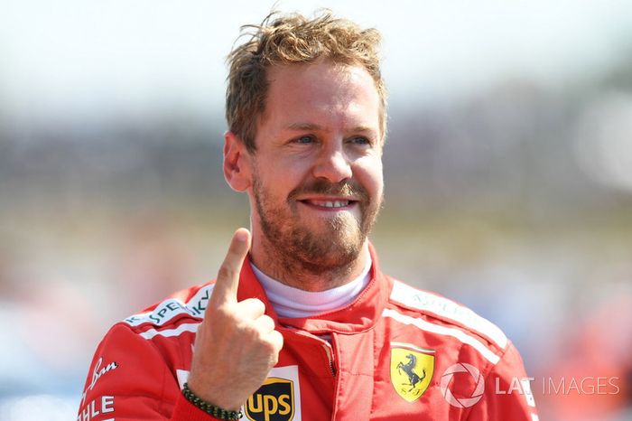Ganador Sebastian Vettel, Ferrari SF71H, 