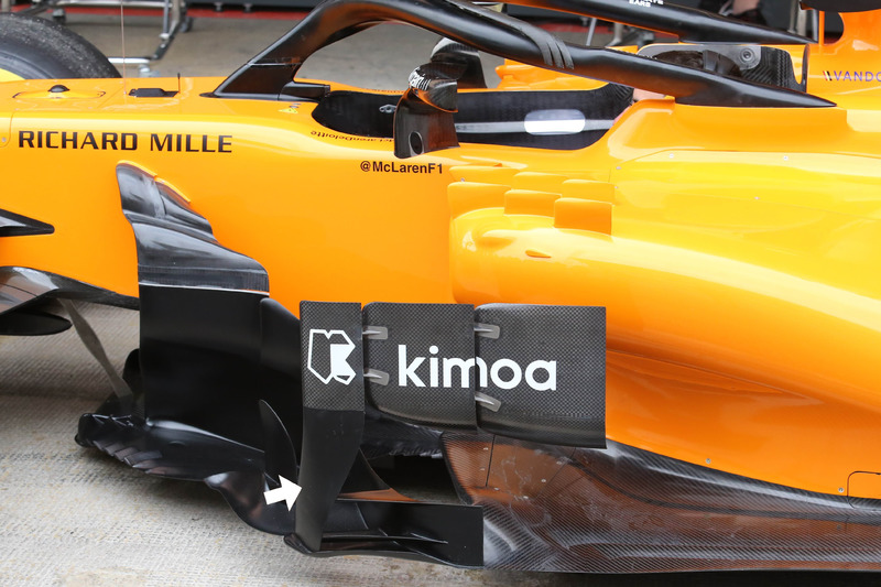 Дефлектори бокового понтона McLaren MCL33