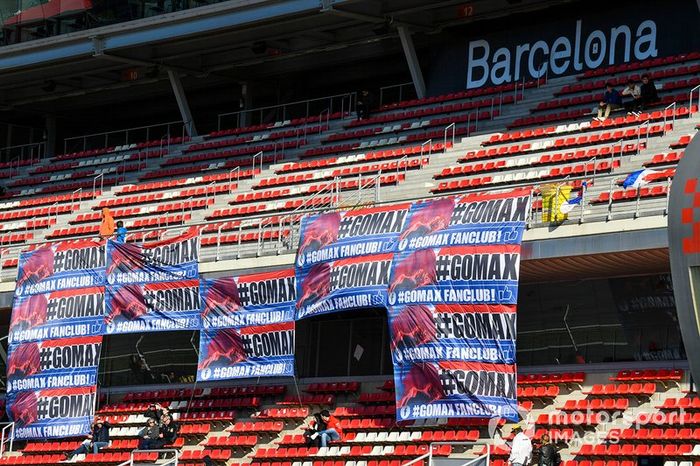 Fans of Max Verstappen, Red Bull Racing, in the grandstand